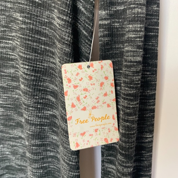 Free People Black Stone Cold Turtle Neck Top - NEW - Picture 5 of 8